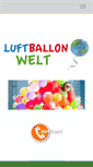Mobile Screenshot of luftballonwelt.de